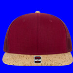 OTTO CAP "OTTO SNAP" 6 Panel Mid Profile Mesh Back Trucker Snapback Hat