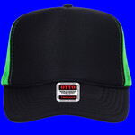 OTTO CAP 5 Panel High Crown Mesh Back Trucker Hat