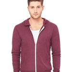 Unisex Triblend Full-Zip Lightweight Hoodie