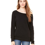 Ladies' Sponge Fleece Wide Neck Sweatshirt