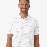 Men's Ultimate365 Mesh Glimmer Print Polo