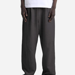 Unisex Garment-Dyed Pleated Fleece Pants