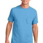 5.4 oz 100% Cotton Pocket T Shirt