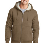 Heavyweight Sherpa Lined Hooded Fleece Jacket