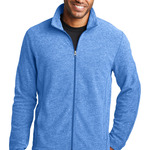 Heather Microfleece Full Zip Jacket