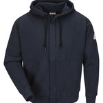 Zip-Front Hooded Sweatshirt