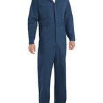 Button-Front Cotton Coverall Additional Sizes