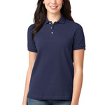 Ladies Pique Knit Polo