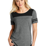 Women's PosiCharge ® Tri Blend Wicking Fan Tee