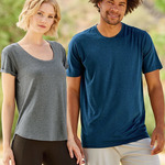 Women’s CoolLast™ Heathered Lux Dolman Sleeve T-Shirt