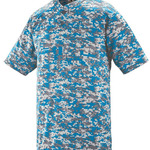 Youth Digi Camo Wicking Two-Button Jersey