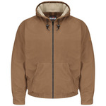 Brown Duck Hooded Jacket - EXCEL FR® ComforTouch® - Tall Sizes