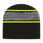 USA-Made Variegated Striped Beanie