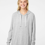 Women's Sueded Jersey Hooded Sweatshirt