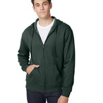 Unisex Eco-Cozy Fleece Zip Hooded Sweatshirt