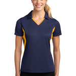 Ladies Side Blocked Micropique Sport Wick ® Polo