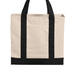 Cotton Canvas Two Tone Tote