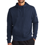 Club Fleece Sleeve Swoosh Full Zip Hoodie