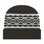 USA- Made Diamond Cuffed Beanie