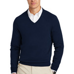 Cotton Stretch V Neck Sweater