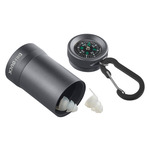 Storage COB Flashlight With Earplugs and Compass