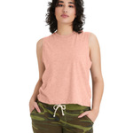 Ladies' Go-To CVC Cropped Muscle T-Shirt