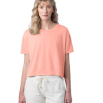 Ladies' CVC Go-To Headliner Crop T-Shirt