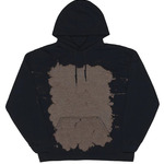 Essential Fleece Bleach Wash Hooded Sweatshirt